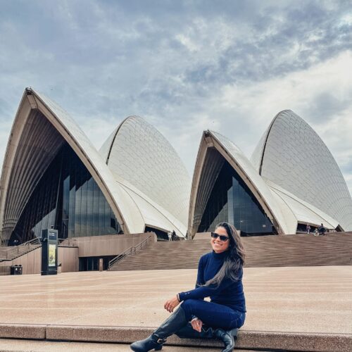 Conhecendo a Opera de Sydney, na AustraIia (2023).